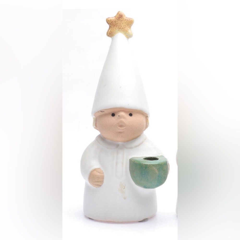 Lisa Larson starboy candle holder Sweden advent Figurine rorstrand w box
